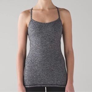 Lululemon Women’s Power Y Tank Top Luon Grey Size 6